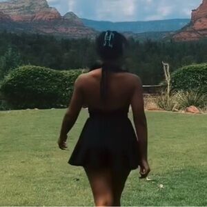 Shop Priceless Black Ruffle Romper